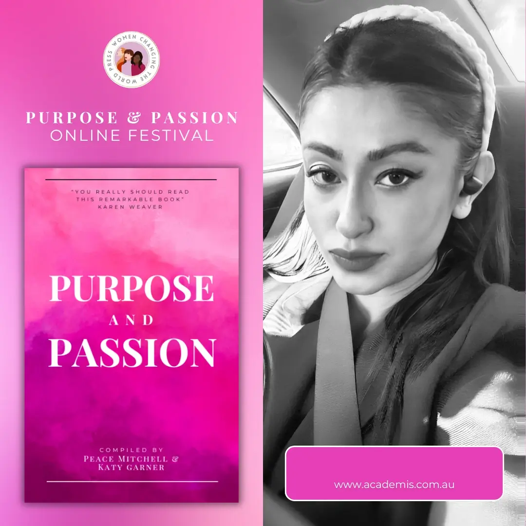 Cover of Purpose and Passion, compiled with Morium Khan as co-author